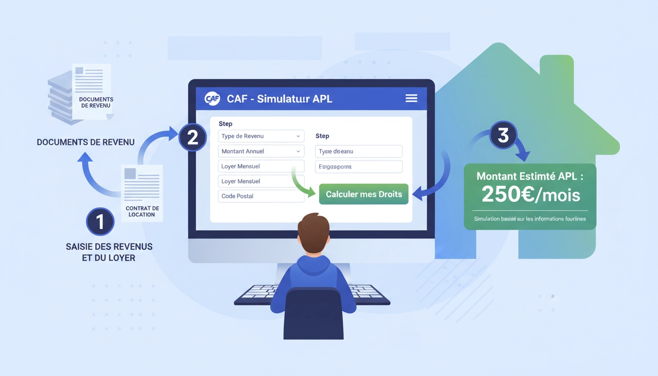 Guide complet pour comment calculer le montant de son APL en utilisant le simulateur en ligne de la CAF