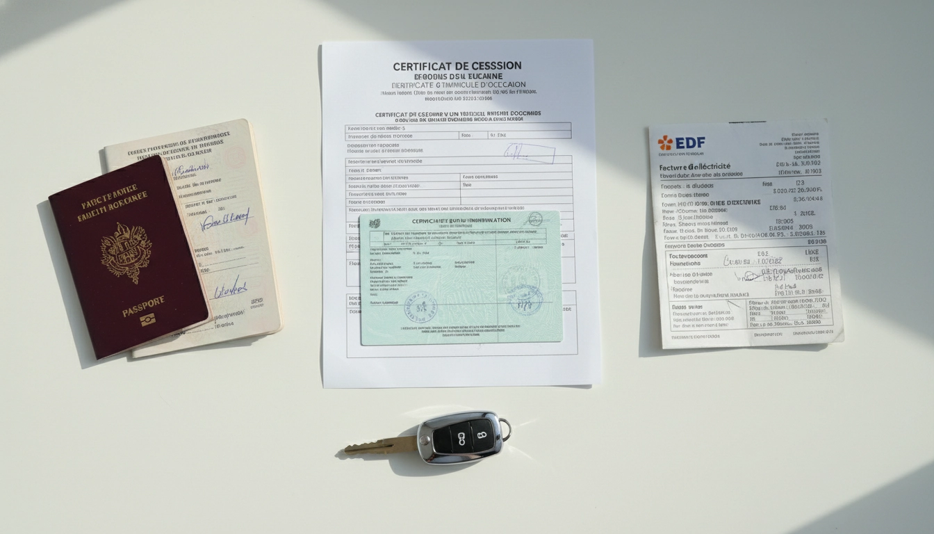 Documents obligatoires pour effectuer un changement de titulaire de carte grise en France