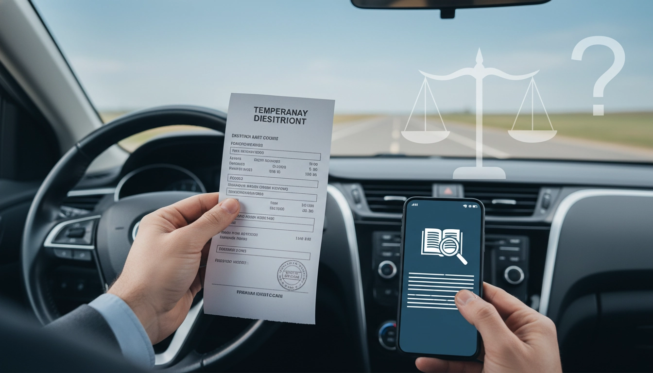 Savoir si conduire sans carte grise en attendant le duplicata est-ce légal dépend de ce certificat provisoire.