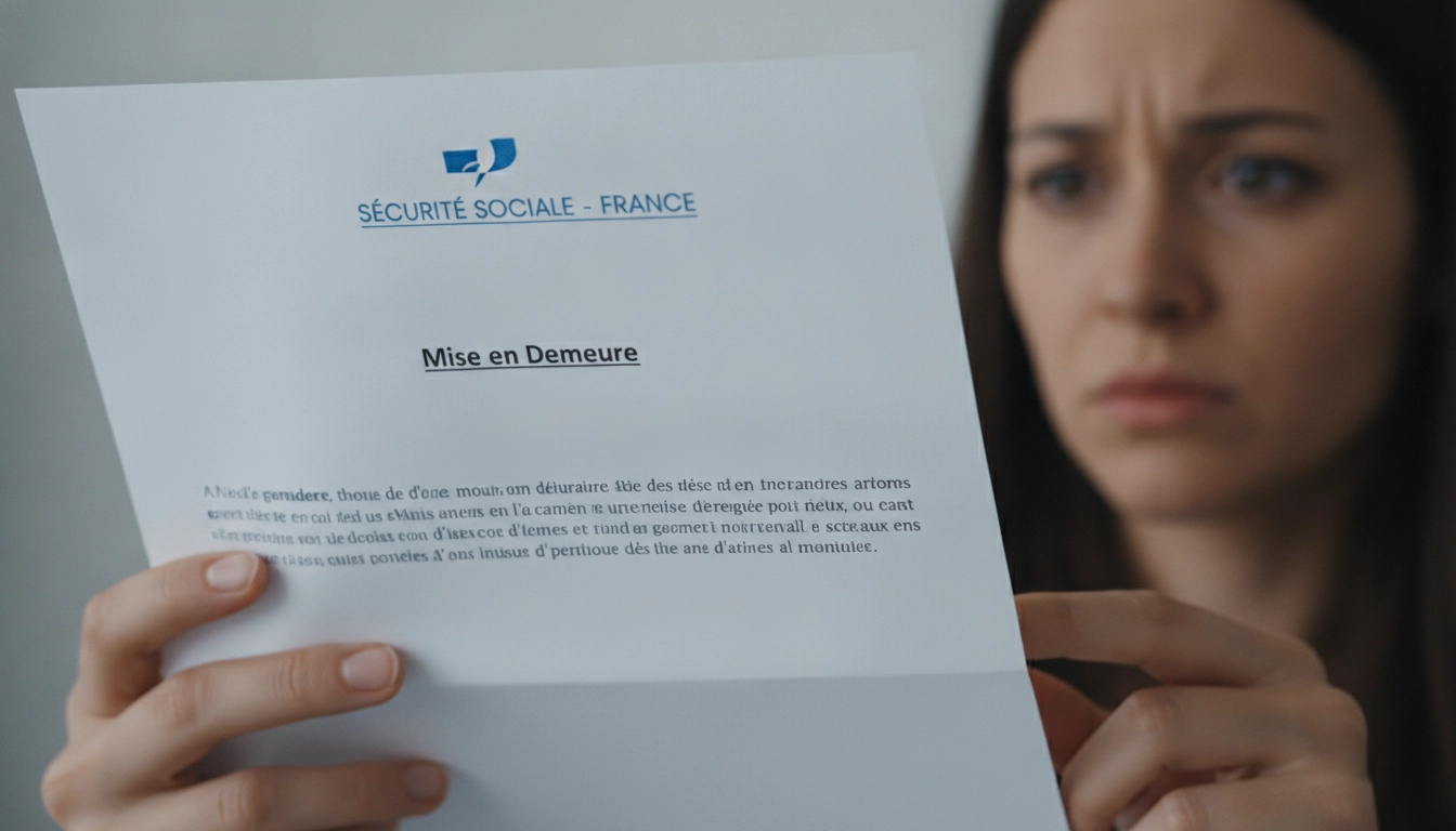 Réception d'un courrier de refus de la CPAM
