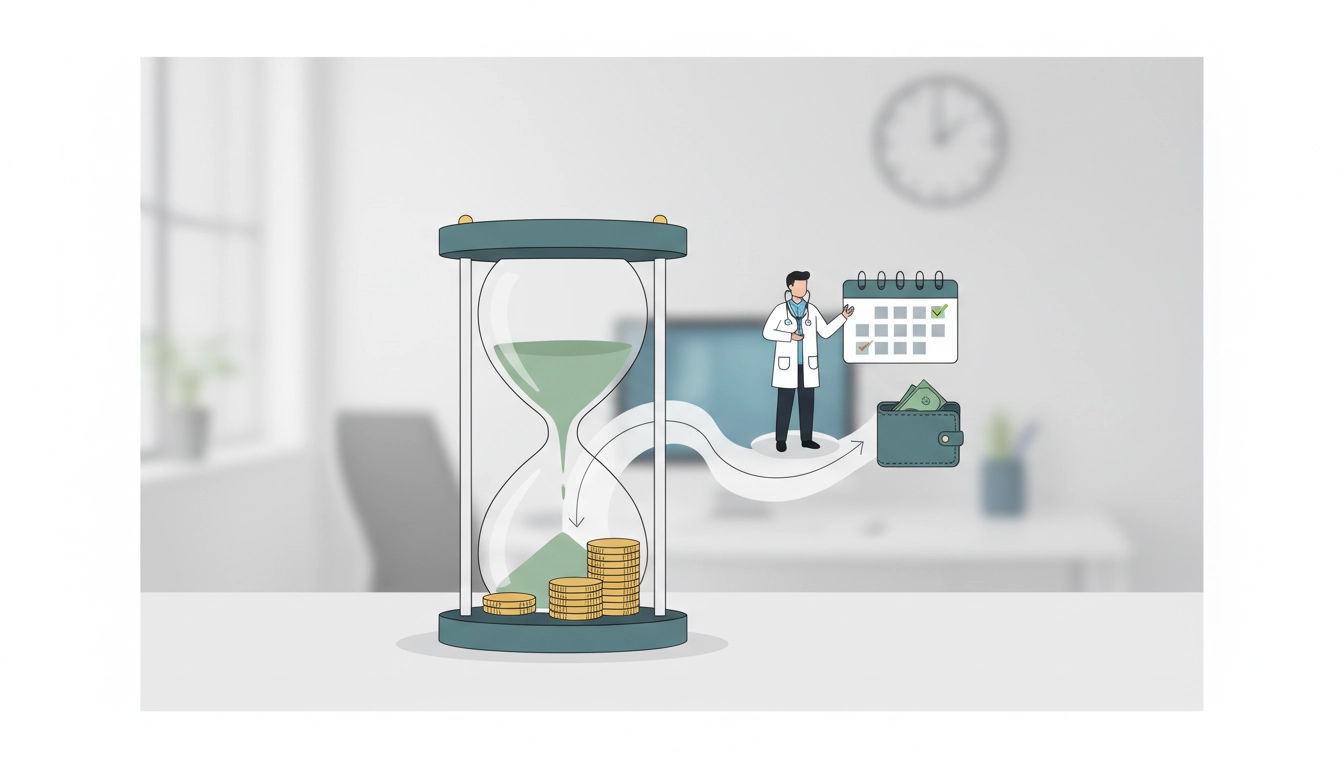 Processus du délai remboursement sécurité sociale après consultation avec timeline