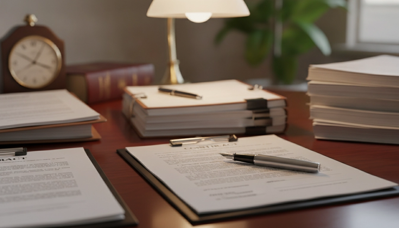 Bureau avec documents pour comprendre la différence recours gracieux et recours hiérarchique