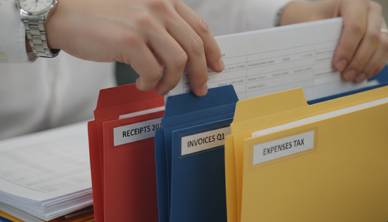 Tri minutieux des documents financiers pour une meilleure gestion administrative
