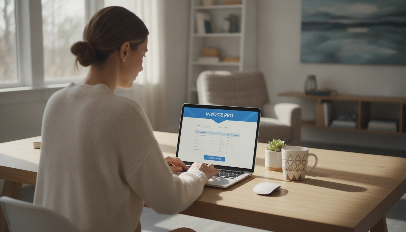 Un entrepreneur qui analyse une erreur sur une facture auto-entrepreneur comment corriger ses documents.