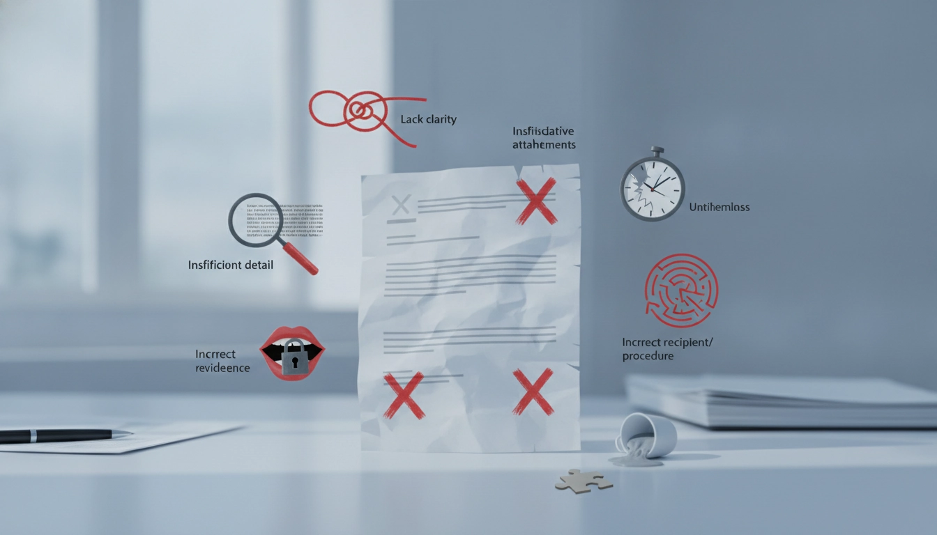 Une personne organisant des documents administratifs sur un bureau propre pour éviter les erreurs à éviter dans une lettre de réclamation administrative.