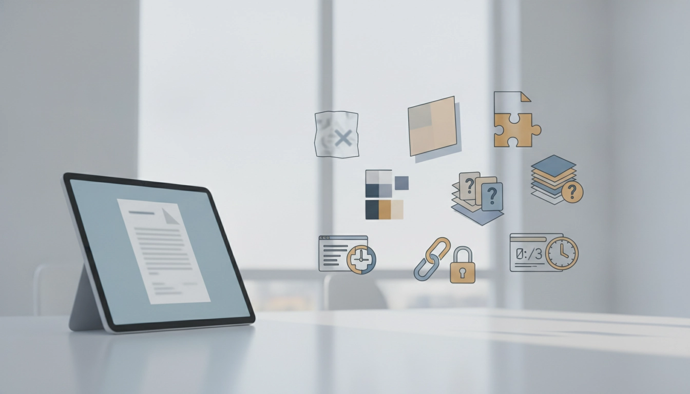 Une personne analysant des documents numériques sur un écran professionnel pour éviter les erreurs courantes de numérisation documents perdre valeur probante.