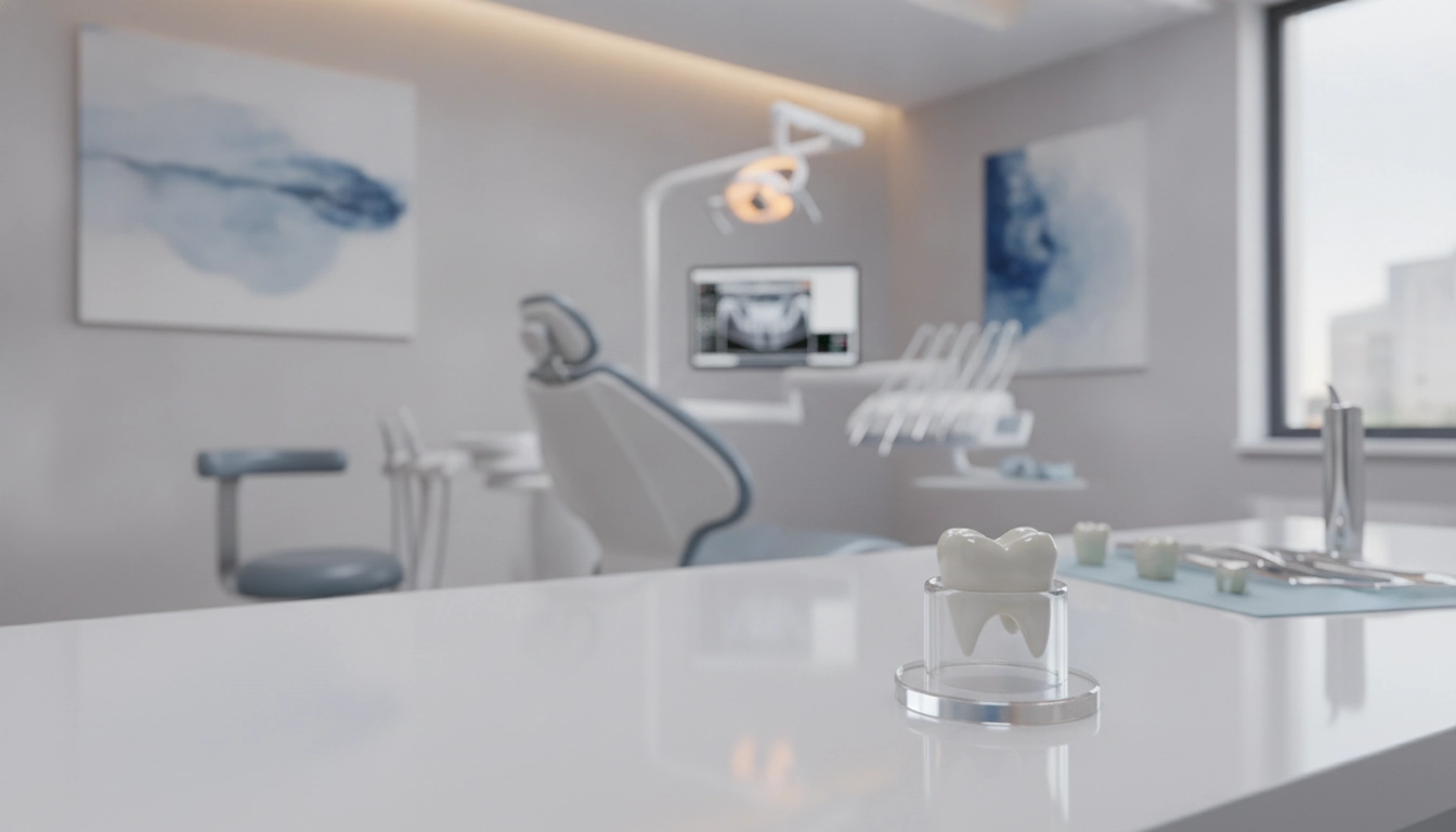 Un dentiste explique les modalités du remboursement soin dentaire couronne prothèse à un patient