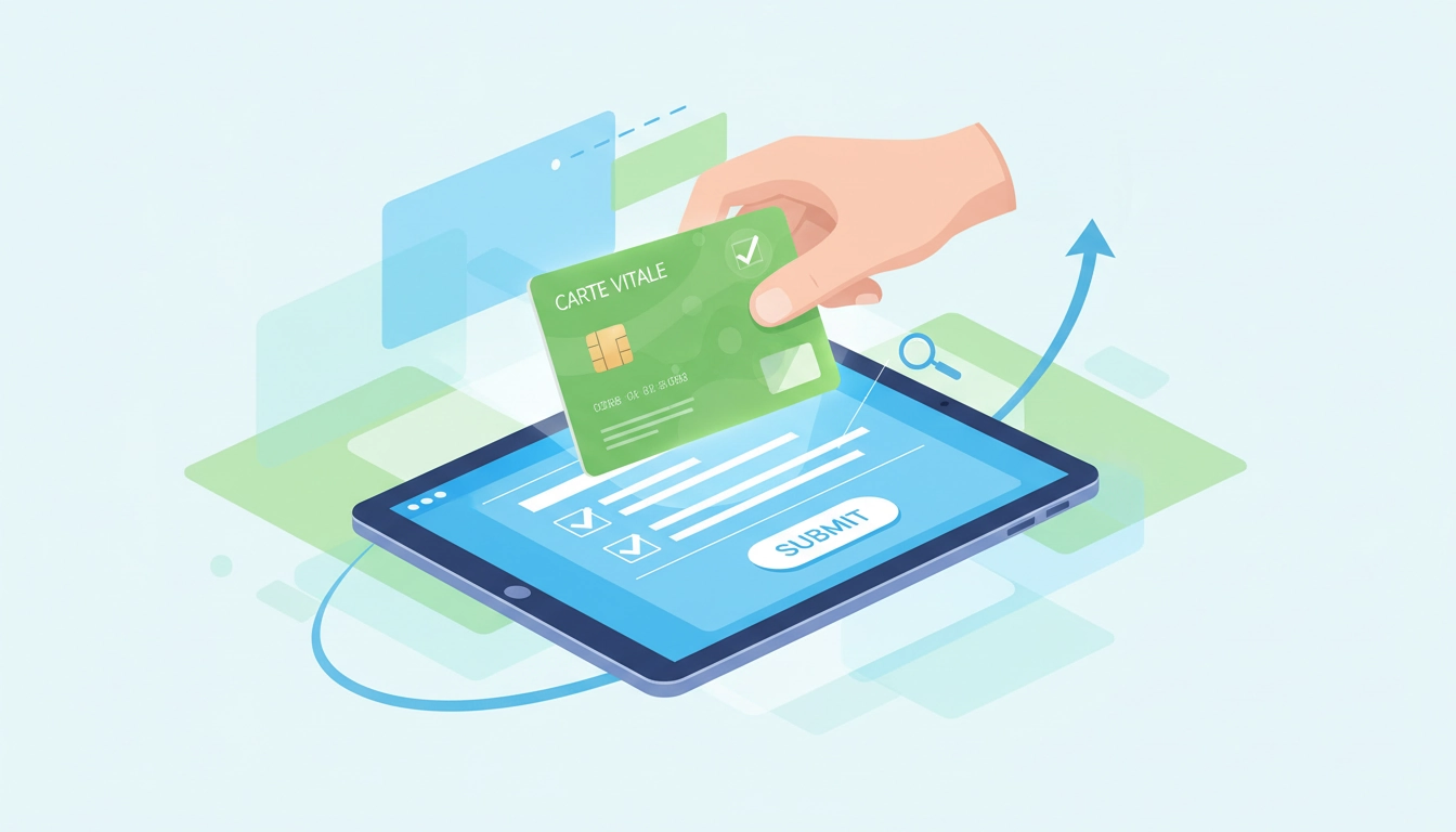 Renouveler sa carte Vitale en ligne sur ameli.fr depuis un ordinateur portable